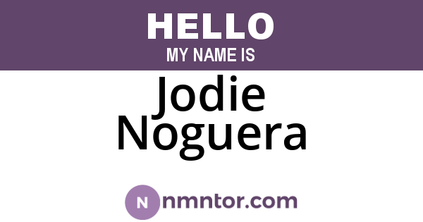 Jodie Noguera