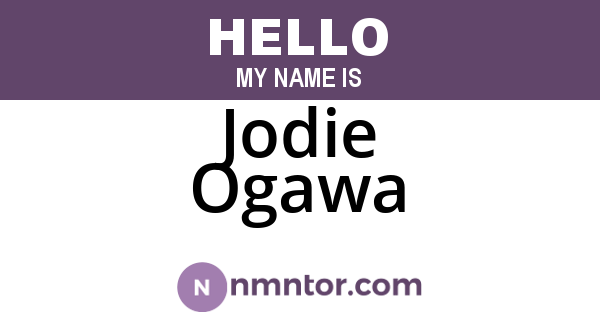 Jodie Ogawa