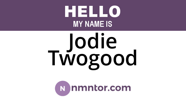 Jodie Twogood