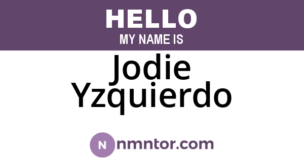 Jodie Yzquierdo