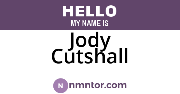 Jody Cutshall