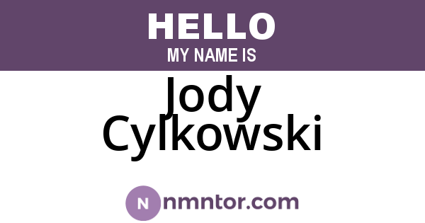 Jody Cylkowski