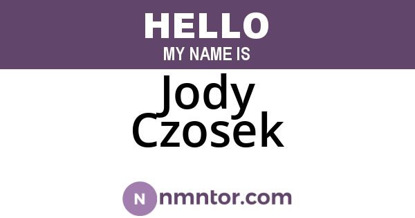 Jody Czosek