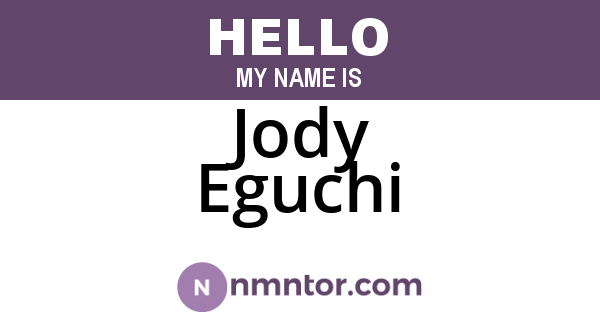 Jody Eguchi
