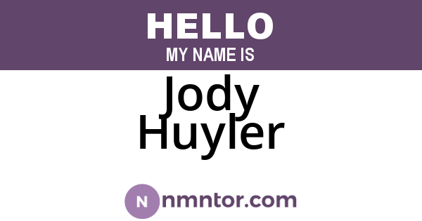 Jody Huyler