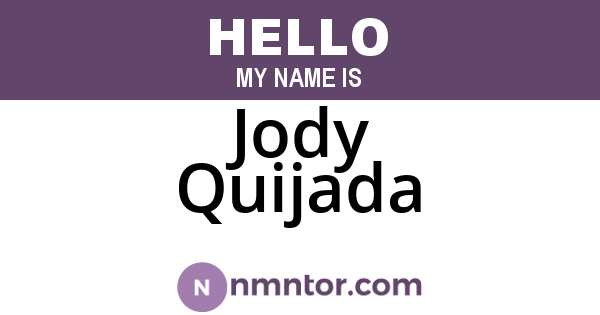 Jody Quijada