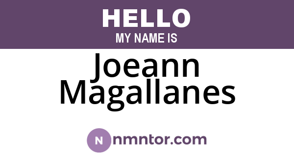 Joeann Magallanes