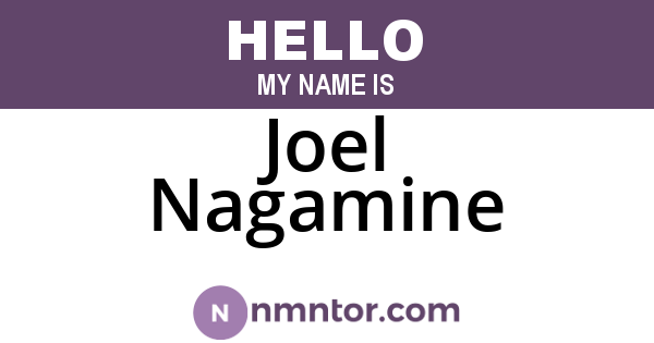 Joel Nagamine