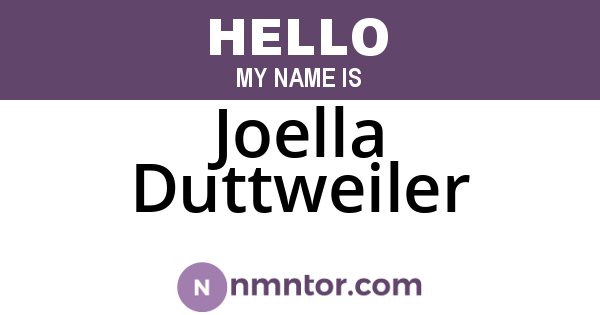 Joella Duttweiler