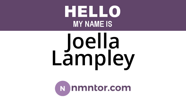 Joella Lampley