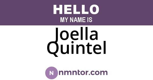 Joella Quintel