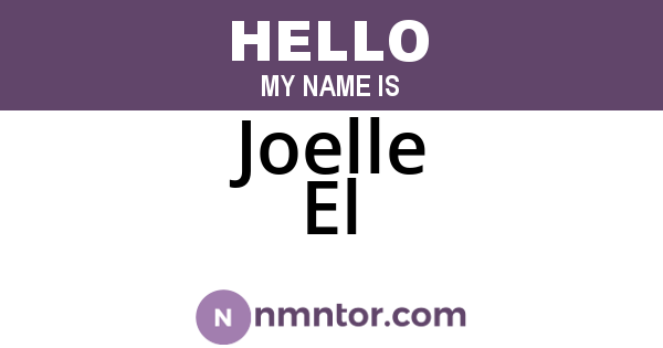 Joelle El