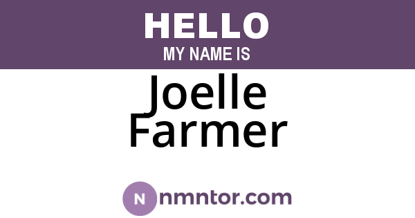 Joelle Farmer