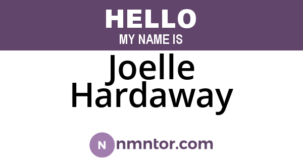 Joelle Hardaway