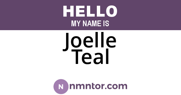 Joelle Teal