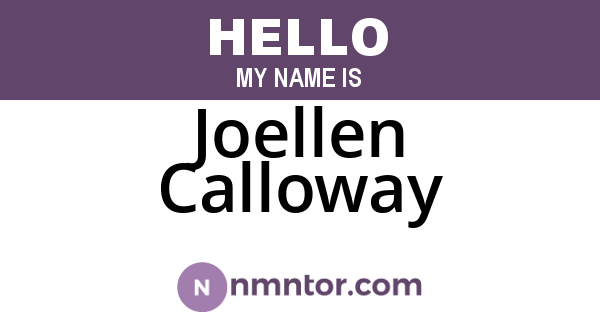 Joellen Calloway