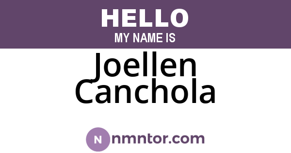 Joellen Canchola