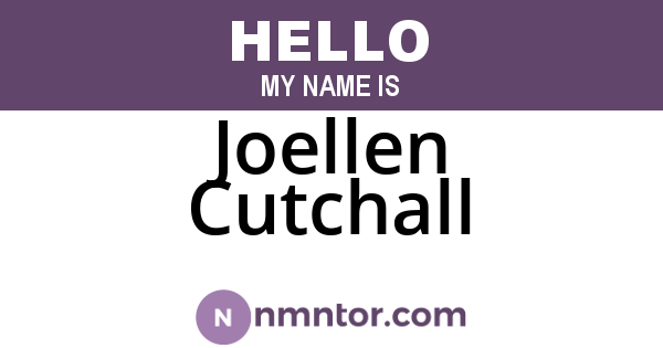 Joellen Cutchall