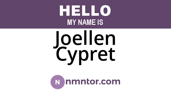 Joellen Cypret