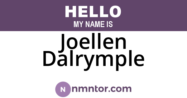 Joellen Dalrymple