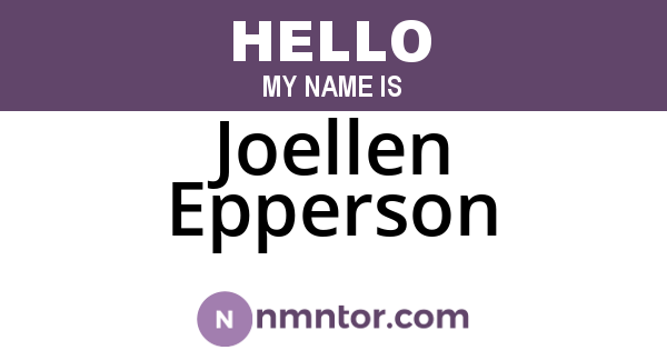 Joellen Epperson