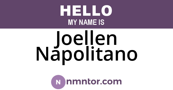 Joellen Napolitano