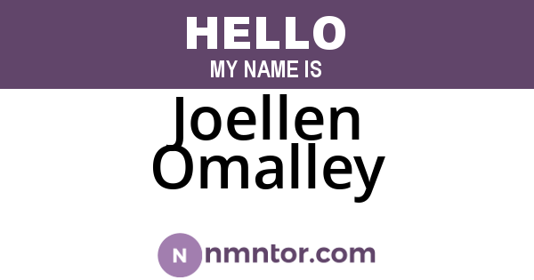 Joellen Omalley