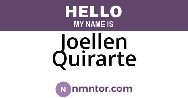 Joellen Quirarte