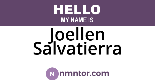 Joellen Salvatierra