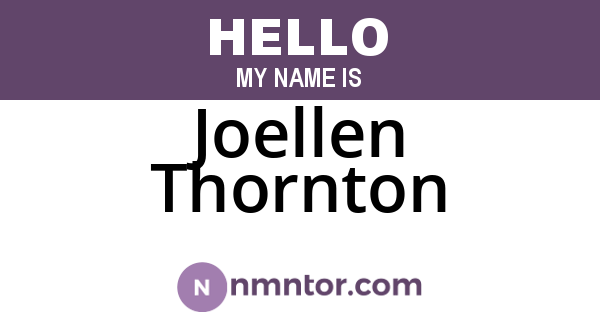Joellen Thornton