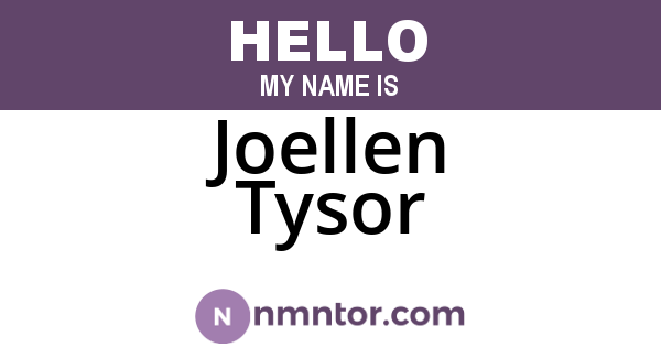 Joellen Tysor