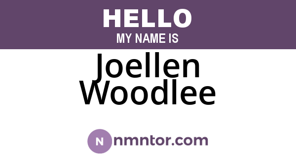 Joellen Woodlee