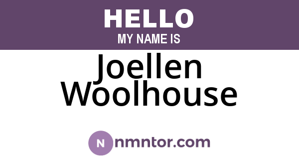 Joellen Woolhouse