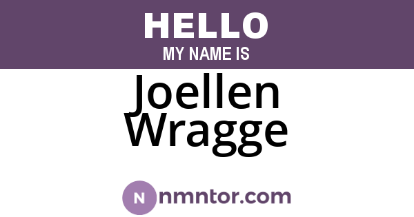 Joellen Wragge