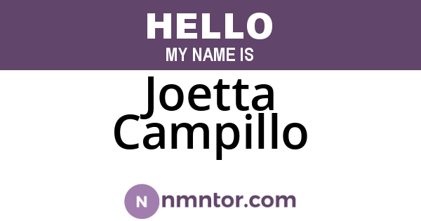 Joetta Campillo