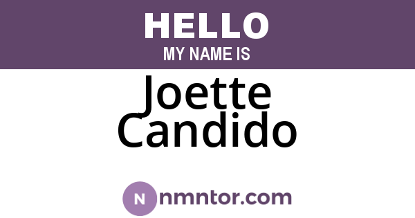 Joette Candido