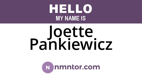 Joette Pankiewicz