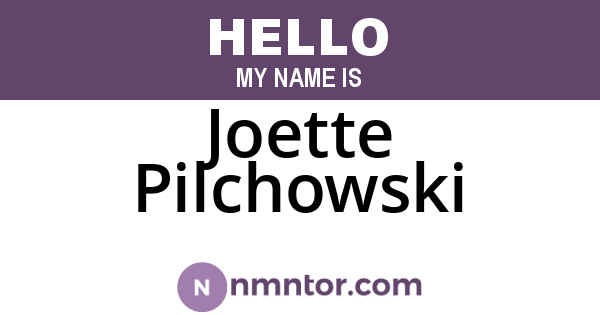 Joette Pilchowski