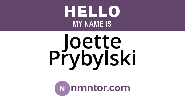 Joette Prybylski