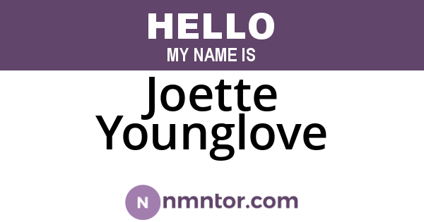 Joette Younglove