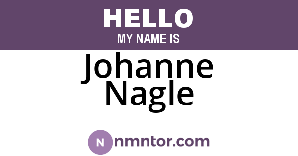 Johanne Nagle