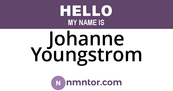 Johanne Youngstrom