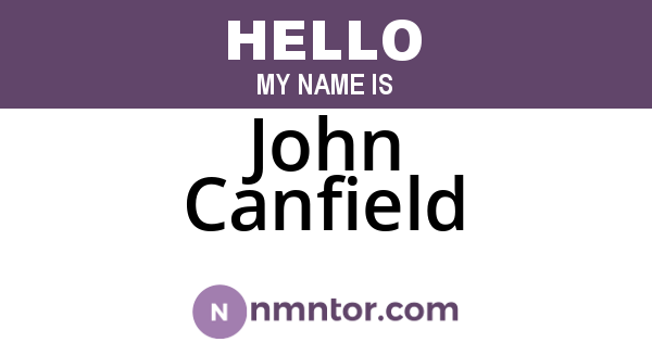 John Canfield