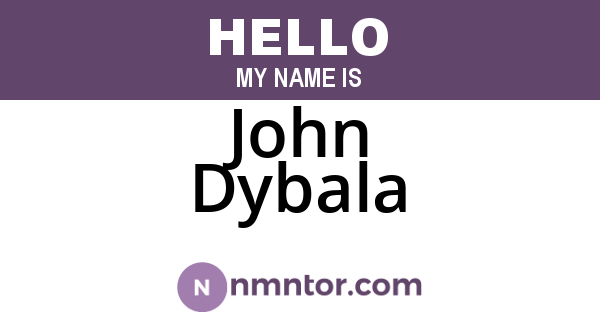 John Dybala