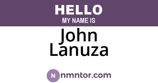John Lanuza
