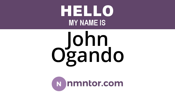 John Ogando
