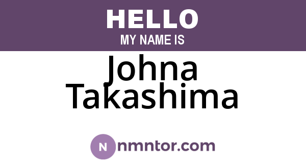 Johna Takashima