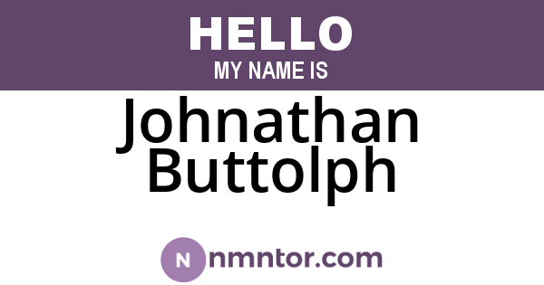 Johnathan Buttolph