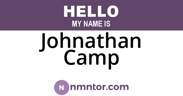 Johnathan Camp