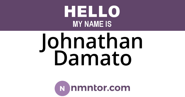 Johnathan Damato